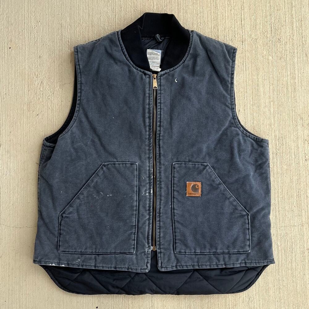 Carhartt V02 PTL gray work wear vest